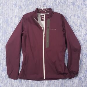 Golite Windbreaker Jacket Womens M Full Zip Outdoor Burgundy